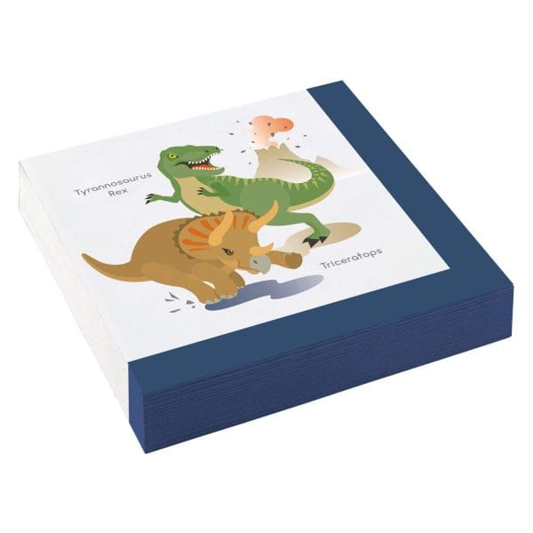 Happy Dinosaur Lunch Napkins