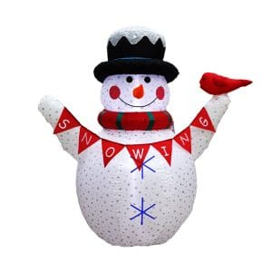 Inflatable Snowman Foil Balloon