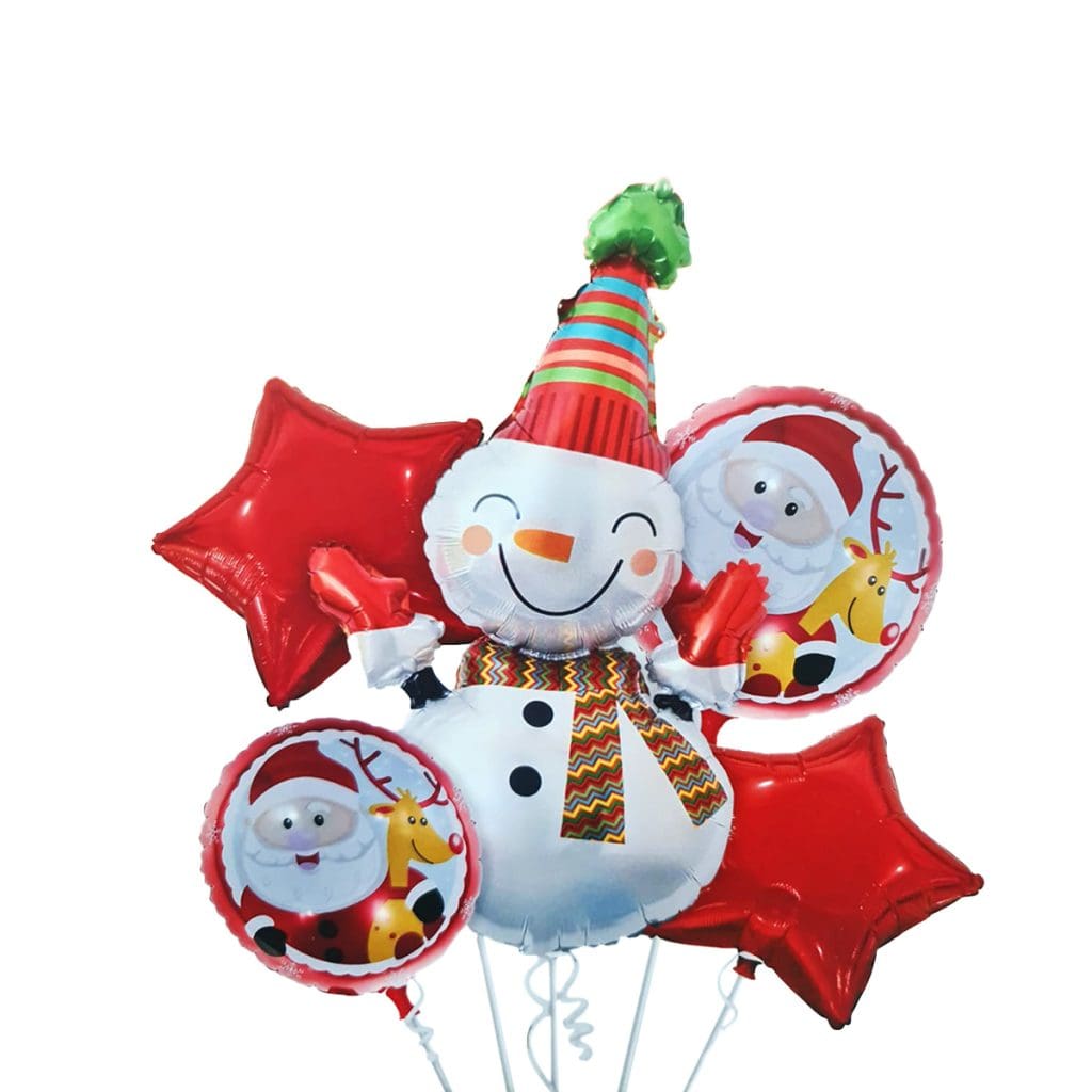 Snowman Balloon Bunch