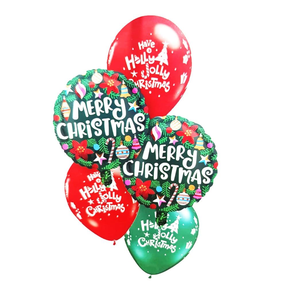 Xmas Foil and Rubber balloons