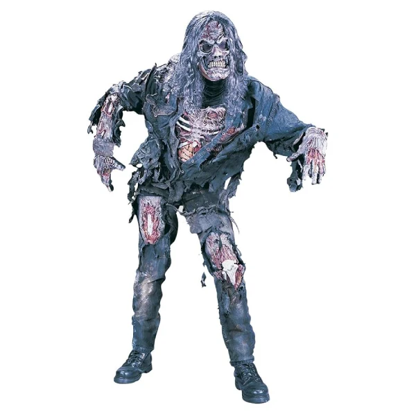 3-D zombie costume halloween for men