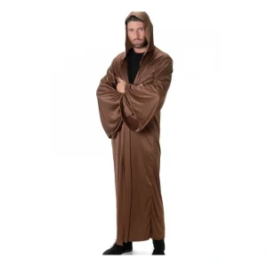 brown hooded robe costume for halloween for adult