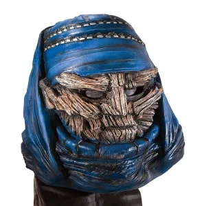 clash of titans mask in blue