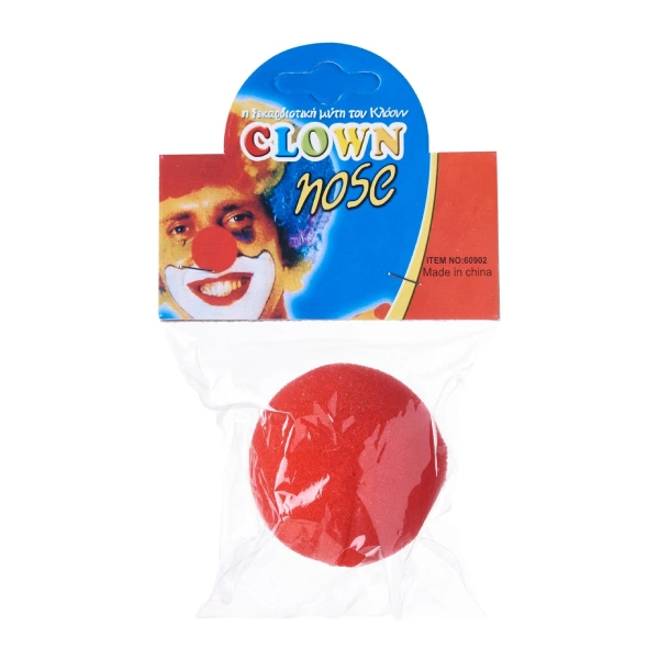 red clown nose sponge