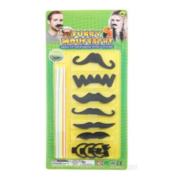 funny mustache 6 pcs