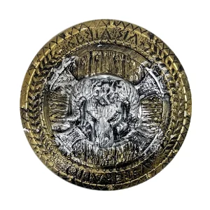 lion head Viking shield