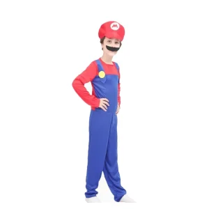 red plumber boy costume