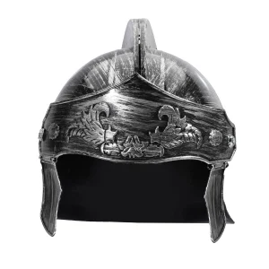 roman warrior helmet silver