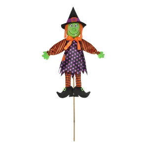 witch yard halloween decoration