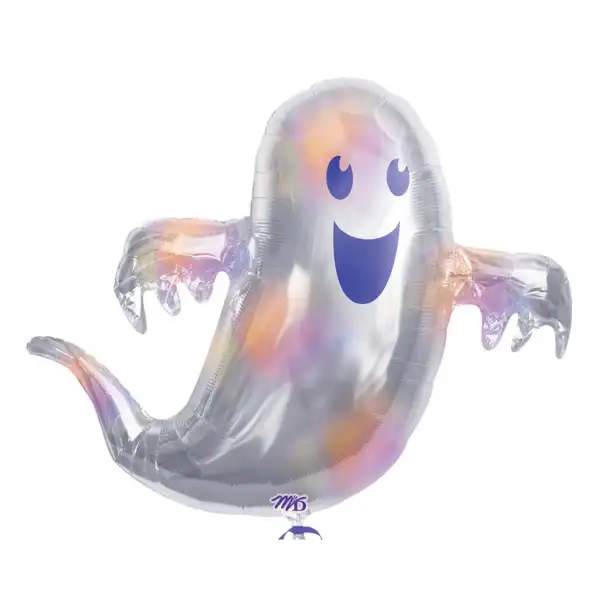 Holographic ghost supershape balloon for Halloween party decoration