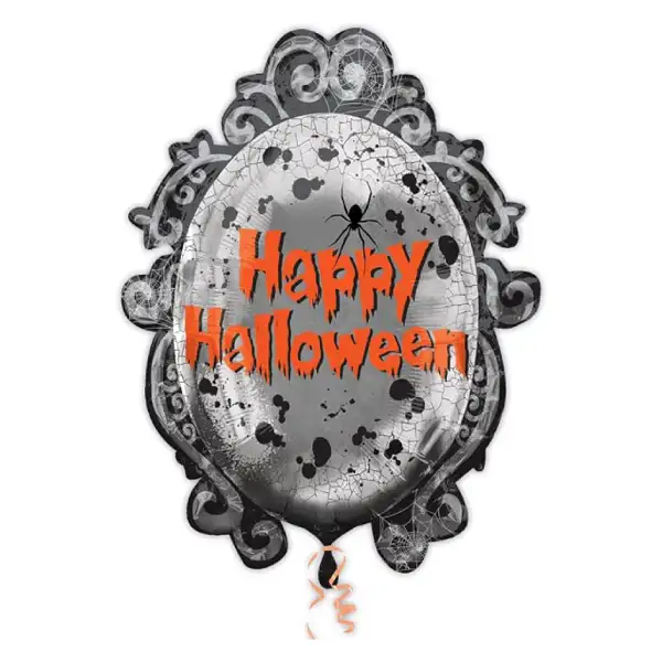 Spooky mirror frame balloon for Halloween party decorations