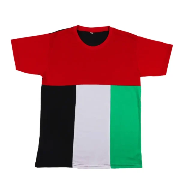 UAE National Day T-Shirt for Baby, Unisex with patriotic flag design