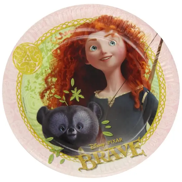 disney brave paper plates