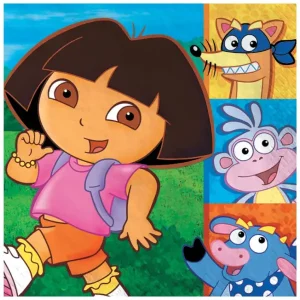 dora lunch napkins