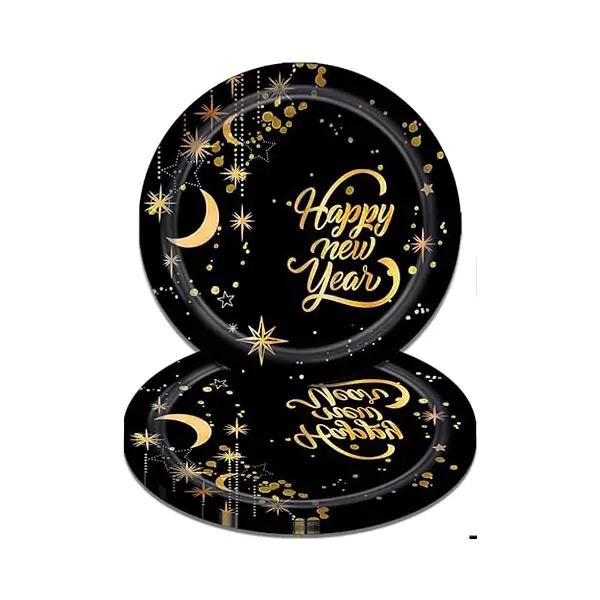 new year plates