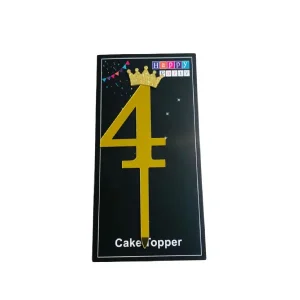 gold cake topper4