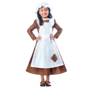 Child Victorian Girl Costume – Elegant World Book Day outfit for kids.